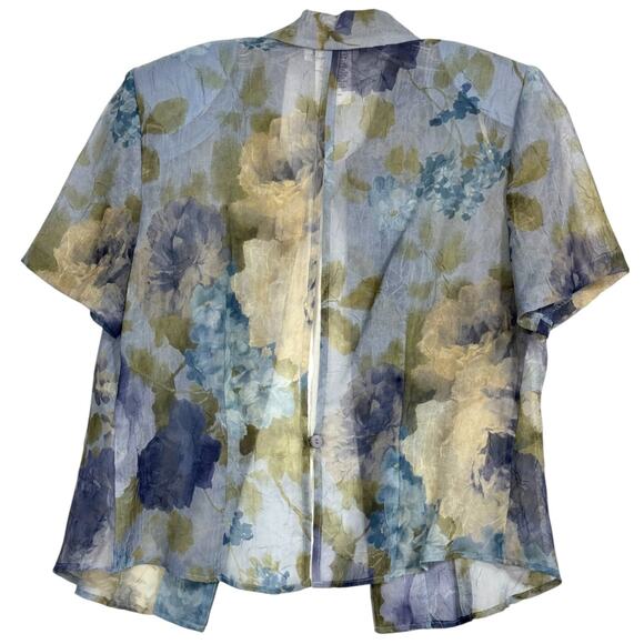 VTG Miss Dorby Dress Set 10 Maxi Sheer Floral Chiffon Ethereal Fairy WhimsiGoth - Picture 7 of 14